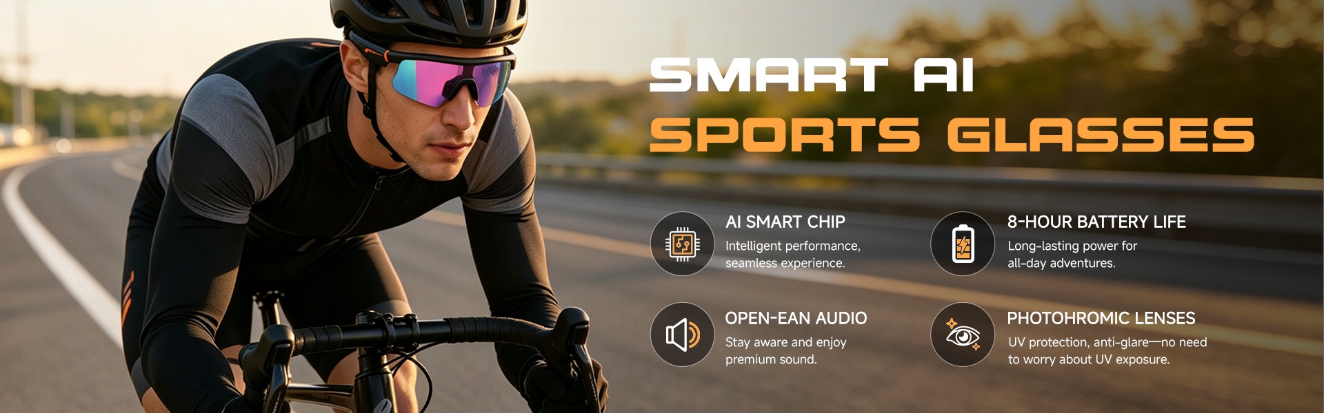 Smart Sports Glasses E20 Pro